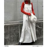 バックリボンタフタフレアワンピース 韓国 夢展望 | 夢展望 | 詳細画像6 