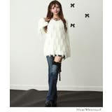 シャギーフリンジゆるニットトップス 韓国 夢展望 | 夢展望 | 詳細画像3