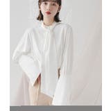 リボンタイロングカフスブラウス【大きいサイズ有】 韓国 夢展望 | 夢展望 | 詳細画像15
