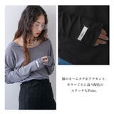 前後2wayシアーロングトップス シアートップス 韓国 夢展望 | 夢展望 | 詳細画像7