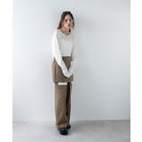 前後2wayシアーロングトップス シアートップス 韓国 夢展望 | 夢展望 | 詳細画像16