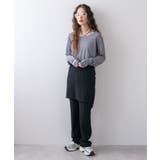 前後2wayシアーロングトップス シアートップス 韓国 夢展望 | 夢展望 | 詳細画像26