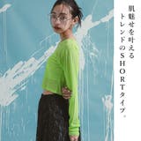 クロップドシアーロンT シアートップス 韓国 夢展望 | 夢展望 | 詳細画像2