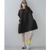 ボンディングミニフレンチスリーブワンピース 韓国 夢展望 | 夢展望 | 詳細画像3 