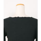 キラキラリボンパーツ付リブカットソートップス【大きいサイズ有】 韓国 夢展望 | 夢展望 | 詳細画像16