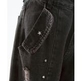 スタッズピンク十字架デニムパンツ 韓国 夢展望 | 夢展望 | 詳細画像14 