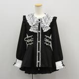 レースリボン襟フリルウエストハートバックルセットアップ 量産型 地雷系 夢展望 | DearMyLove | 詳細画像4