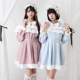 2段フリルリボンワンピース 量産型 地雷系 夢展望 | DearMyLove | 詳細画像5 