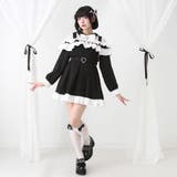 2段フリルリボンワンピース 量産型 地雷系 夢展望 | DearMyLove | 詳細画像17 