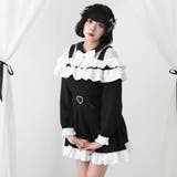 2段フリルリボンワンピース 量産型 地雷系 夢展望 | DearMyLove | 詳細画像18 