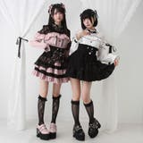 3段フリルレースリボンスカート 量産型 地雷系 夢展望 | DearMyLove | 詳細画像16