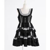 フリルたっぷりはしごレースリボンジャンスカ 量産型 地雷系 夢展望 | DearMyLove | 詳細画像36 