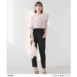 ラッフルカラークロップドブラウス 韓国 夢展望 | 夢展望 | 詳細画像5