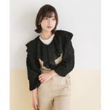 ラッフルカラークロップドブラウス 韓国 夢展望 | 夢展望 | 詳細画像14