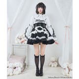 カシュクールフリルたっぷりリボンミニスカート 量産型 地雷系 夢展望 | DearMyLove | 詳細画像18 