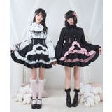 カシュクールフリルたっぷりリボンミニスカート 量産型 地雷系 夢展望 | DearMyLove | 詳細画像25 