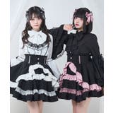 カシュクールフリルたっぷりリボンミニスカート 量産型 地雷系 夢展望 | DearMyLove | 詳細画像26 