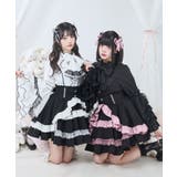 カシュクールフリルたっぷりリボンミニスカート 量産型 地雷系 夢展望 | DearMyLove | 詳細画像27 