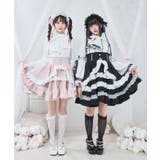 カシュクールフリルたっぷりリボンミニスカート 量産型 地雷系 夢展望 | DearMyLove | 詳細画像30 