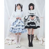 カシュクールフリルたっぷりリボンミニスカート 量産型 地雷系 夢展望 | DearMyLove | 詳細画像33 