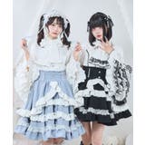 カシュクールフリルたっぷりリボンミニスカート 量産型 地雷系 夢展望 | DearMyLove | 詳細画像34 