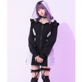 配色Aラインフードラッシュガード 韓国 夢展望 | 夢展望 | 詳細画像13