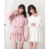 ハートドットビジューフリルショートパーカー 量産型 地雷系 夢展望 | DearMyLove | 詳細画像4