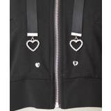 ハートドットビジューフリルショートパーカー 量産型 地雷系 夢展望 | DearMyLove | 詳細画像37