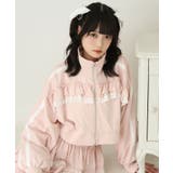 ハイネックフリルレースリボンパーカー 量産型 地雷系 夢展望 | DearMyLove | 詳細画像6 