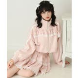 ハイネックフリルレースリボンパーカー 量産型 地雷系 夢展望 | DearMyLove | 詳細画像7 