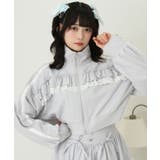 ハイネックフリルレースリボンパーカー 量産型 地雷系 夢展望 | DearMyLove | 詳細画像11 