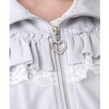 ハイネックフリルレースリボンパーカー 量産型 地雷系 夢展望 | DearMyLove | 詳細画像25 