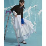 【最上もが着用】ティアードロングナイロンスカート 韓国 夢展望 | 夢展望 | 詳細画像5