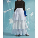【最上もが着用】ティアードロングナイロンスカート 韓国 夢展望 | 夢展望 | 詳細画像6