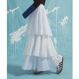 【最上もが着用】ティアードロングナイロンスカート 韓国 夢展望 | 夢展望 | 詳細画像8
