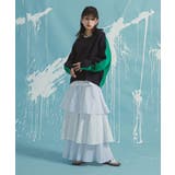 【最上もが着用】ティアードロングナイロンスカート 韓国 夢展望 | 夢展望 | 詳細画像9