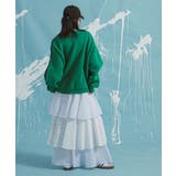 【最上もが着用】ティアードロングナイロンスカート 韓国 夢展望 | 夢展望 | 詳細画像10