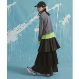 【最上もが着用】ティアードロングナイロンスカート 韓国 夢展望 | 夢展望 | 詳細画像12