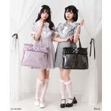 フリルたっぷりキラキラハートビジュー痛バッグ 量産型 地雷系 夢展望 | DearMyLove | 詳細画像5