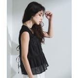 ビスチェレイヤード風フレンチスリーブトップス 韓国 夢展望 | 夢展望 | 詳細画像11