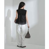 ビスチェレイヤード風フレンチスリーブトップス 韓国 夢展望 | 夢展望 | 詳細画像12