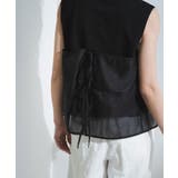 ビスチェレイヤード風フレンチスリーブトップス 韓国 夢展望 | 夢展望 | 詳細画像14