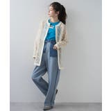 コード刺繍メッシュチュニックカーデ 韓国 夢展望 | 夢展望 | 詳細画像5 