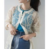 コード刺繍メッシュチュニックカーデ 韓国 夢展望 | 夢展望 | 詳細画像9 