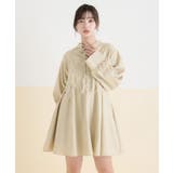フレアシャツワンピース【大きいサイズ有】 韓国 夢展望 | 夢展望 | 詳細画像4