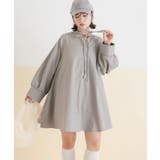フレアシャツワンピース【大きいサイズ有】 韓国 夢展望 | 夢展望 | 詳細画像12