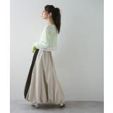 バルーンラインナイロンロングスカート 韓国 夢展望 | 夢展望 | 詳細画像3 