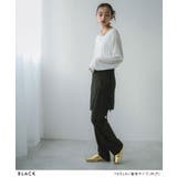 ラップスカートセットジャガードワッフルパンツ 韓国 夢展望 | 夢展望 | 詳細画像2