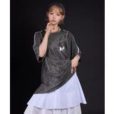 シルバー | 【最上もが着用】ユニフォームラメTシャツ 韓国 夢展望 | 夢展望