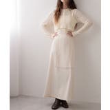 ハイウエストフレアラップスカート【セットアップ可】 韓国 夢展望 | 夢展望 | 詳細画像5